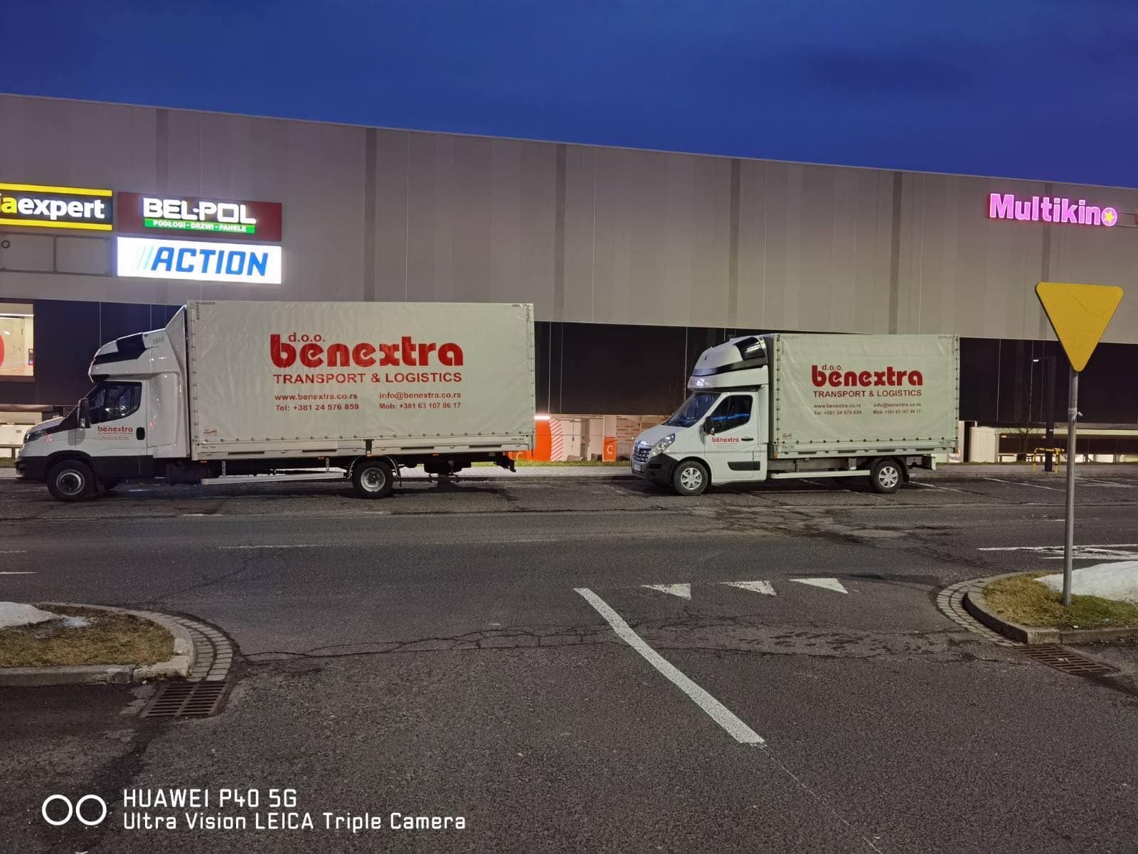 Benextra kamion — detalj kabine
